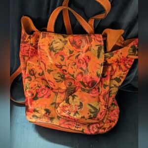 Patricia Nash Leather backpack